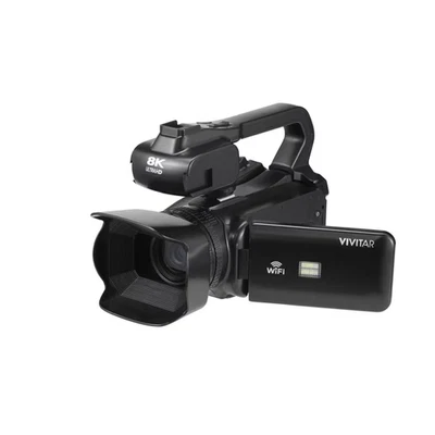 Vivitar Full Size 8K Studio Video Camcorder, 64MB, Ultra HD, Black - Image 1 of 4