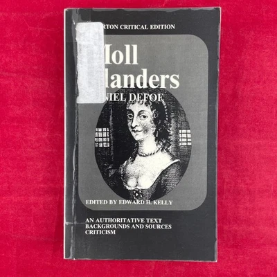 Vintage 1973 Moll Flanders Daniel Defoe Norton Critical Edition Paperback Book - Image 1 of 4