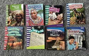 Menge 8 JR HIGH Spanisch Buch Set Hausunterricht NEU - Bild 1 von 5