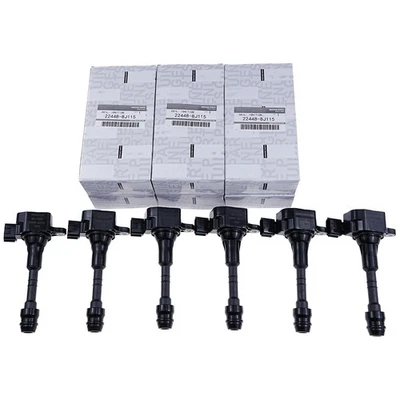 6PCS OEM Ignition Coils 22448-8J115/8J11C For Altima Maxima Frontier UF349 - Imagem 1 de 4