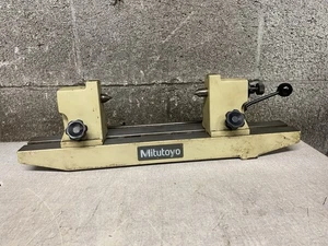Mitutoyo 967-201 Bench Center Spring Loaded 3” On Center 20” Overall Length - Picture 1 of 15