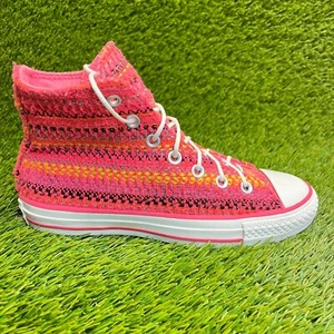 Converse Chuck Taylor All Star Niñas Talla 5Y Rosa Blanco Zapatos Informales Tenis - Imagen 1 de 10