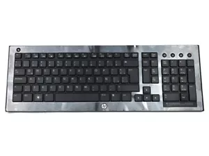 HP KG-0981 OMNI 27-1000 SPANISH LATIN WIRELESS KEYBOARD 603288-161 NO DONGLE - Picture 1 of 2