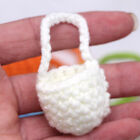 1:12 Dollhouse Miniature Woven Handbag Knitting Wool Bag Storage Bag Dress Up~