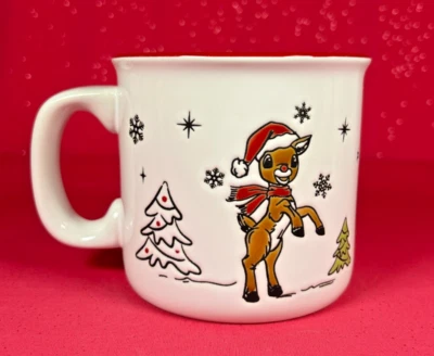 ZRIKE BRANDS One Zrike Rudolph the Red Nosed Reindeer Christmas Mug 4" New