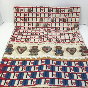 1 & 7/8 Yards Gingerbread Man Single Border Fabric Dianne Marcum Marcus Brothers - Picture 1 of 5