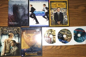 Leonardo DiCaprio 8 Blu Ray DVD Lot Aviator Catch Me If You Can Romeo & Juliet - Picture 1 of 7
