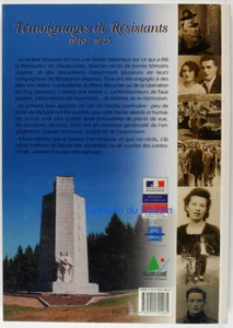 Témoignages de résistants 1940-1945 Collectif 2003 - Picture 1 of 5