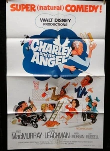 Charley and the Angel 🎬 Kurt Russell 1973 Original Theater Comedy Movie Poster - Picture 1 of 4
