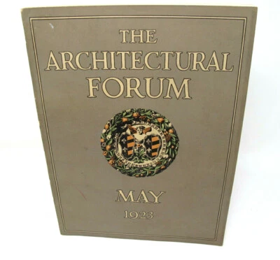The Architectural Forum May 1923 Vol 38 No 5 Tuberculosis Hospital Fraternity - Image 1 of 4