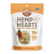Hemp Seeds 16oz 10g Plant Based Protein and 12g Omega 3 & 6 per Serving | Per...