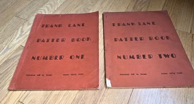 FRANK LANE - PATTER BOOK Number 1 and 2 MAGIC / MAGICIANS 1920's or 30's - Image 1 of 4