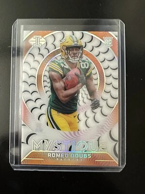 Romeo Doubs 2022 Illusions Mystique Orange Acetate RC M-37 Green Bay Packers - Image 1 of 2