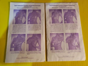 Scandia Ladies Self-Adhesive Comfort Support Crescents Size B Nat. Beige & Black - Picture 1 of 3