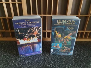 SYDNEY 2000 OLYMPICS THE OPENING CEREMONY VHS + 16 DAYS IN SEPTEMBER VHS - Picture 1 of 5