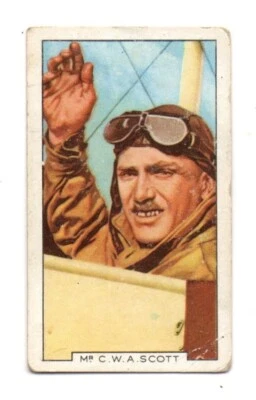 Gallaher Cigarette Card - Sporting Personalities, 1935 - Mr. C. W. A. Scott - Image 1 of 2