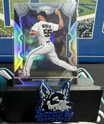 2022 Panini Chronicles Certified #48 - Anthony Bender (RC) - Miami Marlins - Image 1 of 3