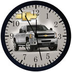 Horloge murale Chevrolet camionnette à cadre noir agréable pour décoration ou cadeaux Z12