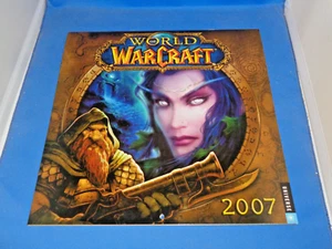 World of Warcraft 2007 Calendar - unused with sticker sheet -Universe Publishing - Picture 1 of 3