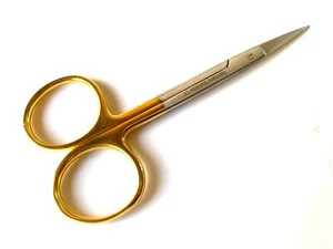 T.C MICRO IRIS SCISSORS 4.5" Straight German Stainless Steel CE Surgical - Picture 1 of 3