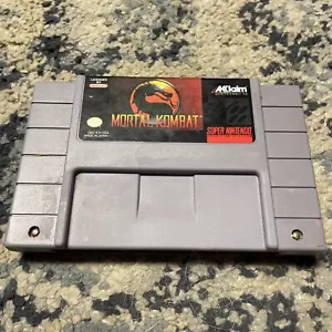 Mortal Kombat Super Nintendo 1992 authentisches SNES-Spiel - Bild 1 von 5