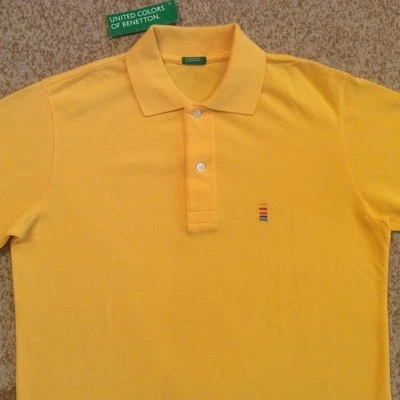 Polo Benetton Boys manga larga. 100% algodón. Italia. 15-16 años Nuevo con etiquetas.  Foto 1 de 4