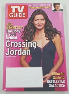 TV Guide magazine JILL HENNESSY COVER Crossing Jordan Idol Mar 20 2005 issue - Imagen 1 de 3