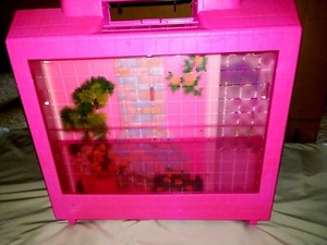 barbie house carrying case