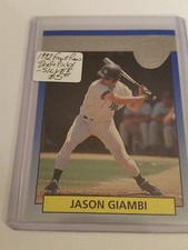 1992 Front Row Draft Picks Silver #40 Jason Giambi