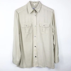 Camisa De Colección Marella Sport Mujer Abotonada Lyocell Beige Talla US 10 EUR 46 - Imagen 1 de 4