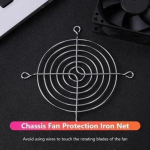 5pcs PC Case Fan Grills Computer Cooling Fan Finger Guard Protector (90mm) UK - Bild 1 von 6