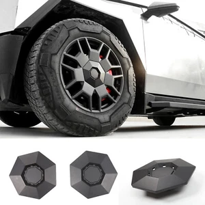 4PCS Removable ABS Center Wheel Caps Kit Accessories for Tesla Cybertruck 2024+ - Picture 1 of 7