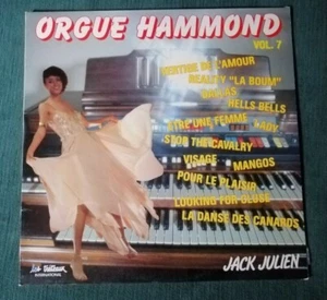 JACK JULIEN : Orgue Hammond Vol. 7 - LP Les Tréteaux 6486  Hit covers of 1980 - Picture 1 of 2