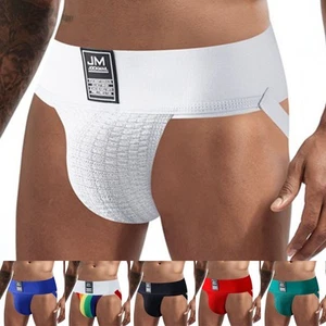 Stay Confident and Protected with Jockmail Men's Jockstrap Athletic Underwear - Picture 1 of 21