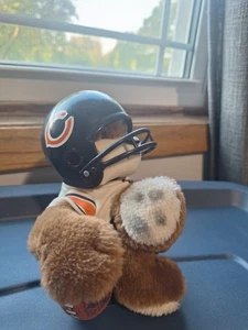 1983 Tudor Games Nfl Chicago Bears Stuffed Bear With Blemish - Picture 1 of 8