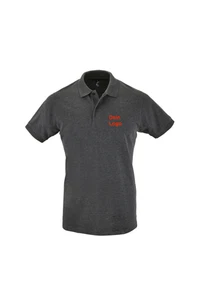 Herren Polo Shirt individuelle Bestickung Text Logo Name Motiv Text bis 5XL - Picture 1 of 13