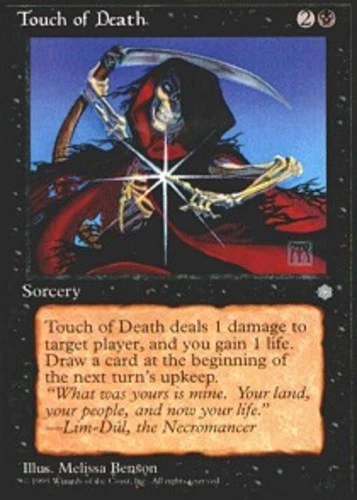 Touch of Death - Ice Age # MTG Magic The Gathering - Image 1 of 1