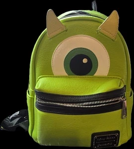 Loungefly Monsters Inc Mike Wazowski Mini Backpack Disney - Picture 1 of 4