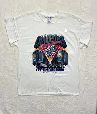 Vintage New York Yankees Shirt Men XL MLB 2000 World Series Champions Dead Stock - Image 1 of 4