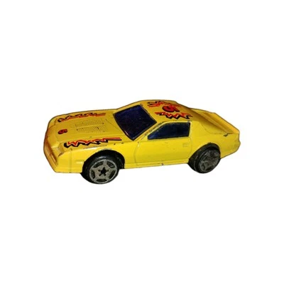 Vintage 1986  Blue Box Speed Sounder Die Cast Yellow Flame Car #3536 Macau - Image 1 of 4