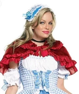 Leg Avenue Plush Ruffle Trimmed Capelet - New In Package - Picture 1 of 4