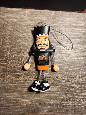  Oklahoma State University Cowboys Nutcracker Look Ornament w/ Spring Arms Legs - Image 1 of 2