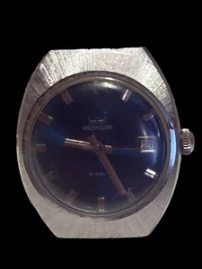 Vintage Westclox Blue Dial Men's - Picture 1 of 4