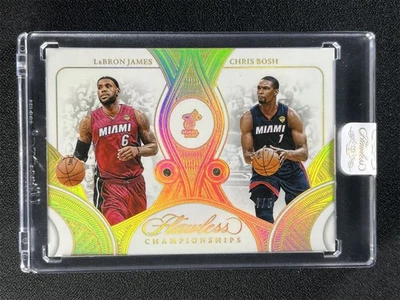2024-25 impecable LeBron James/Chris Bosh #172 campeonatos doble diamante/5 Foto 1 de 3