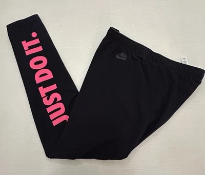 NIKE Women's XL Sportswear Leg A See JDI Logo Leggings Pink 586395 - Image 1 of 4
