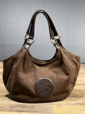 Bolso de hombro/mano Hunting World marrón de cuero/gamuza  Foto 1 de 4