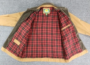 Cabelas Jacket Mens XL Tall Chore Barn Field Canvas Fleece Wool Blend Lined - Picture 1 of 22