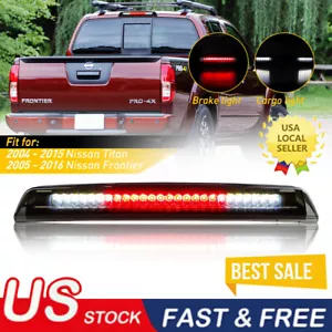 For 2005-2016 Nissan Frontier Smoke Lens LED 3RD Third Rear Brake Stop Light USA - Bild 1 von 8