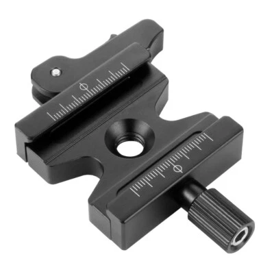 Morsetto in alluminio CL-50LS sgancio rapido piastra QR morsetto supporto per treppiede Arca Swiss