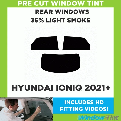 Pre Cut Window Tinting Film for Hyundai Ioniq 2021+ 35% Light Rear Tint Kit tint - Image 1 of 4